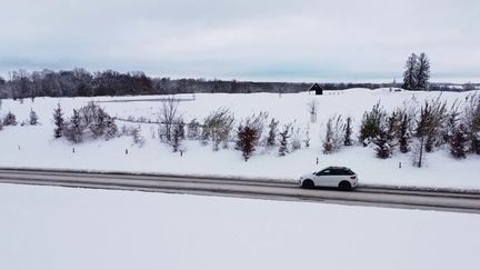 Tempête Caetano : jusqu'à 30 cm de neige en Alsace, la circulation perturbée (France 2)