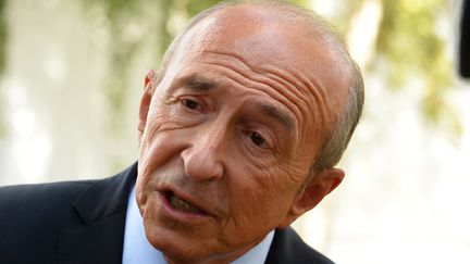 Gérard Collomb, maire de Lyon à l'université d'été du Medef à Jouy-en-Josas le 31 août 2016. (ERIC PIERMONT / AFP)