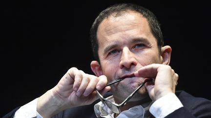 L'ancien candidat socialiste à la présidentielle Benoît Hamon au palais des congrès du Mans (Sarthe), le 2 décembre 2017. (JEAN-FRANCOIS MONIER / AFP)