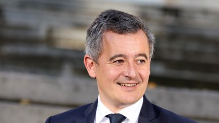 Le ministre de l'Intérieur, Gerald Darmanin, arrive à l'hôtel Matignon à Paris, le 20 octobre 2023. (ALAIN JOCARD / AFP)