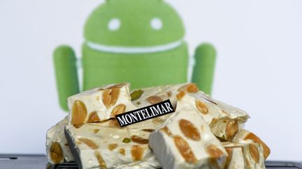 Google a decide d'appeler la nouvelle version de son systeme d'exploitation mobile "Nougat" (PATRICK GARDIN/WOSTOK PRESS / MAXPPP)