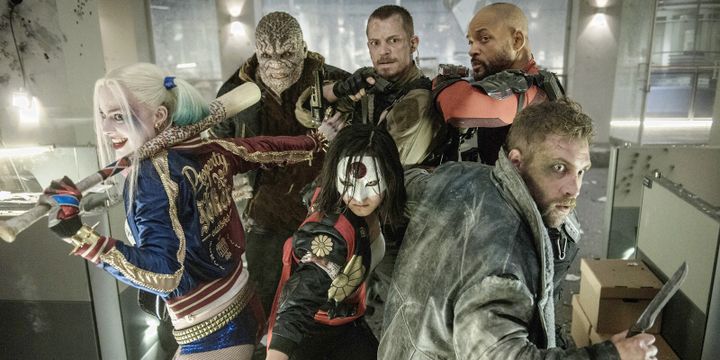 Adewale Akinnuoye-Agbaje, Jai Courtney, Joel Kinnaman, Karen Fukuhara, Margot Robbie dans "Suicide Squad" de  David Ayer
 (Warner Bros. Entertainment Inc., Ratpac-Dune Entertainment LLC and Ratpac Entertainment, LLC)