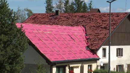 En juillet, des orages de grêle s'étaient abattus sur plusieurs communes du Jura et du Doubs (FRANCE 3)