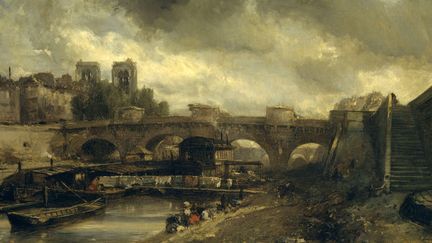 Johann-Barthold Jongkind, "Le Pont Neuf" (détail), The Metropolitan Museum of Art, New York
 (The Metropolitan Museum of Art, Dist. RMN-Grand Palais / image of the MMA)