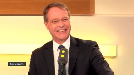 François Asselin, président de la CPME sur franceinfo, le 11 juin 2018. (FRANCEINFO / RADIOFRANCE)