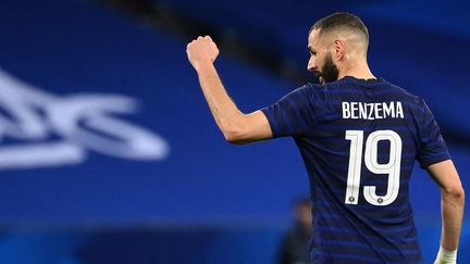 Karim Benzema, le 2 juin, à Nice. (FRANCK FIFE / AFP)