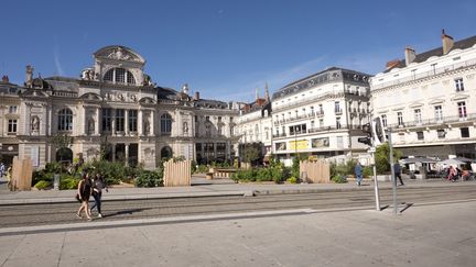 Le centre-ville d'Angers (Maine-et-Loire), le 14 août 2017. (MAXPPP)