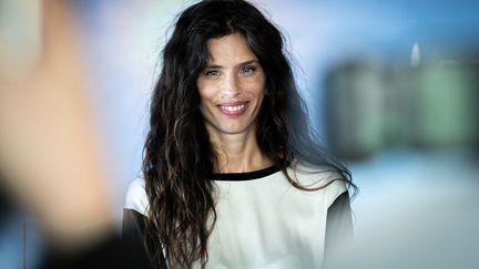 La réalisatrice et actrice française Maïwenn présente son film ADN au festival du film de Deauville, le 12 septembre 2020. (LOU BENOIST / AFP)