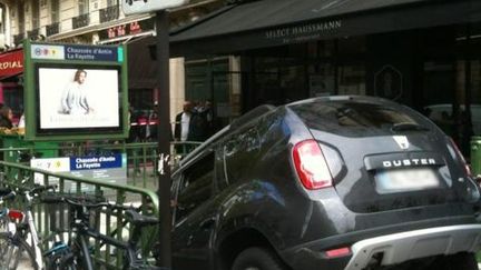 A la station de m&eacute;tro Chauss&eacute;e d'Antin, dans le 9e arrondissement de Paris, le 24 avril 2012.&nbsp; (THOMAS VAMPOUILLE / LE FIGARO.FR)