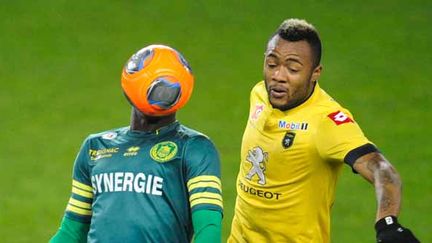 Jordan Ayew (à droite) (SEBASTIEN BOZON / AFP)