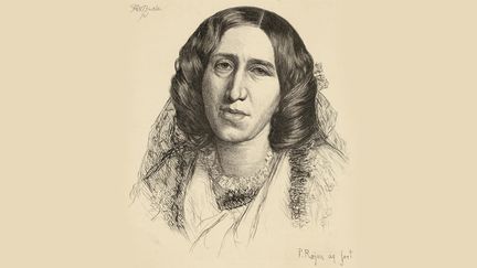 Porrtait de la&nbsp;romancière et journaliste anglaise George Eliot, Mary Ann Evans (1819 - 1880) (SIPA)