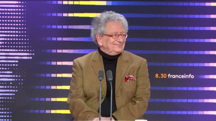 Dominique Moïsi était l'invité du 8h30 franceinfo du dimanche 11 février 2024 (FRANCEINFO/RADIOFRANCE)