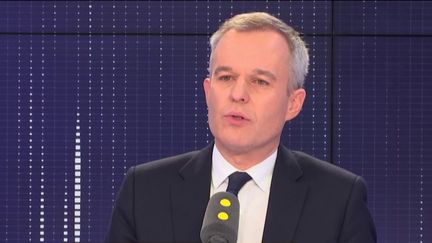 François de Rugy, ministre de la Transition écologique et solidaire, invité de franceinfo, le 15 février 2019. (FRANCEINFO / RADIOFRANCE)