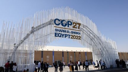 La COP27 se tient à Charm el-Cheikh (Egypte) jusqu'au 18 novembre. (JOSEPH EID / AFP)