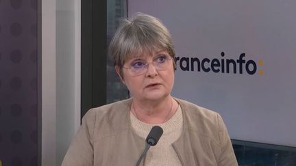 Florence Berthelot était l'invitée de franceinfo, mercredi 16 mars 2022.&nbsp; (FRANCEINFO / RADIO FRANCE)