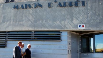 &nbsp; (La maison d’arrêt de Nîmes, mise en service en 1974, compte 192 places et abritait 393 personnes au 1er mai, soit un taux d’occupation de 205 % selon les chiffres de l'OIP. © Maxppp)