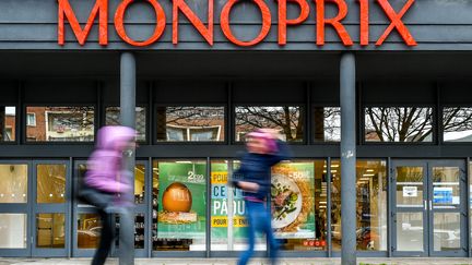 Un supermarché Monoprix à Dunkerque (Nord). (PHILIPPE HUGUEN / AFP)