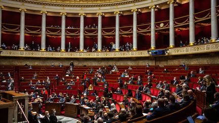 L'assemblée Nationale lors des séances de questions au gouvernement. (SADAK SOUICI / LE PICTORIUM / MAXPPP)