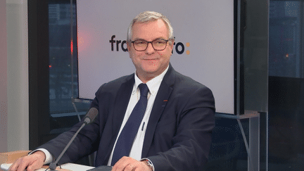 Olivier Le Nézet, président du comité national des pêches en mer et des élevages marins. (franceinfo)