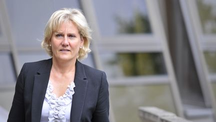 Nadine Morano arrive au tribunal de Nancy (Meurthe-et-Moselle), le 7 septembre 2015. (JEAN-CHRISTOPHE VERHAEGEN / AFP)