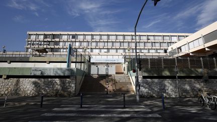 Le campus de lettres Carlone fermé pendant le confinement, à Nice (Alpes-Maritimes), le 10 novembre 2020. (MAXPPP)