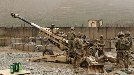 Des soldats am&eacute;ricains dans la province de Kunar (Afghanistan), le 20 mars 2012. (ERIK DE CASTRO / REUTERS)