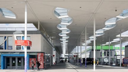 Le parvis de l'université Jean-Jaures, à Toulouse (Haute-Garonne), le&nbsp;12 mars 2021. (LILIAN CAZABET / HANS LUCAS / AFP)