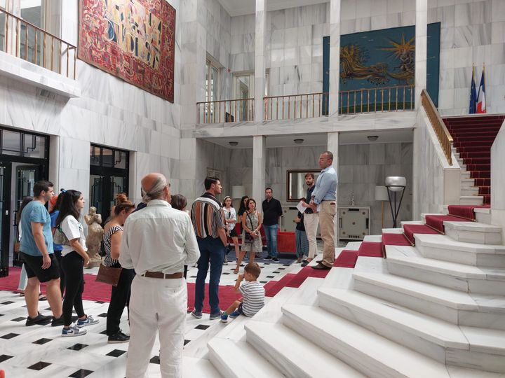 Already in 2022, people were rushing to visit behind the scenes of French diplomacy in Turkey.  This year, there are more guided tour slots (Photo Sophie GAUTHIER AYDOĞDU)