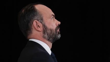 Le Premier ministre Edouard Philippe&nbsp;avant un entretien au "20 heures" de&nbsp;France 2, le 12 janvier 2020. (GEOFFROY VAN DER HASSELT / AFP)