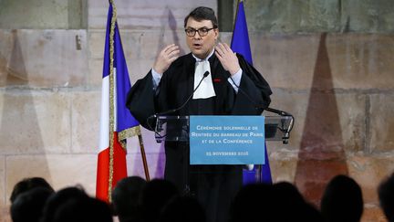 Le batônnier de Paris, Frédéric Sicard, le 25 novembre 2016. (PATRICK KOVARIK / AFP)