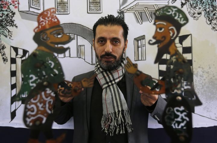 Chadi al-Hallak, le marionnettiste
 (LOUAI BESHARA / AFP)