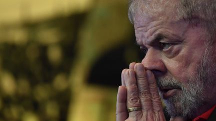 L'ancien président Lula à Brasilia (Brésil), le 1er juillet 2017. (MATEUS BONOMI / AGIF)