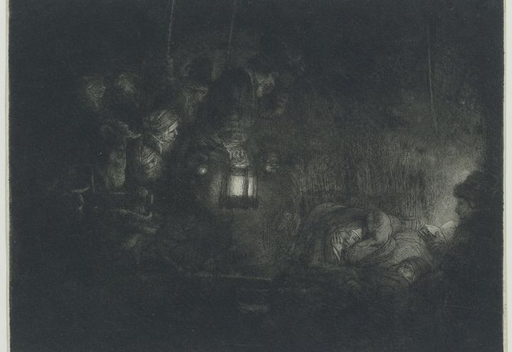 Rembrandt L'adoration des bergers 1656  (Fondation Custodia Collection Frits Lugt Paris)