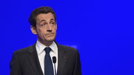 Nicolas Sarkozy, le 6 mai 2012, &agrave; Paris. (ERIC FEFERBERG / AFP)