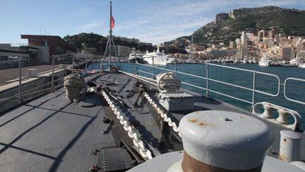 &nbsp; (L'aviso "Commandant Birot" ici amarré sur la digne du port de Monaco en 2013 © Maxppp)