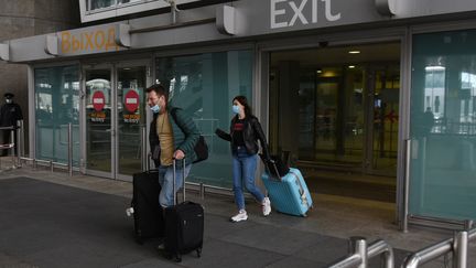 L'aéroport de Saint-Pétersbourg, en Russie, le 16 mai 2020.&nbsp; (SERGEY NIKOLAEV / NURPHOTO / AFP)