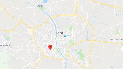 Les deux élèves mis en cause sont en classe de&nbsp;première au lycée Ambroise-Paré de Laval (Mayenne). (GOOGLE MAP)