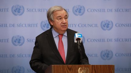 Le secrétaire général des Nations Unies,&nbsp;Antonio Guterres, le 14 mars 2022. (XIE E / XINHUA)