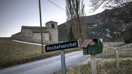 Le village de Rochefourchat (Drôme). (JEFF PACHOUD / AFP)