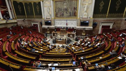 L'Assemblée nationale à Paris, le 14 décembre 2021. (DANIEL PIER / NURPHOTO / AFP)