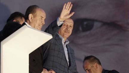 &nbsp; (Recep Tayyip Erdogan après l'annonce de sa victoire à la présidentielle turque  © Reuters-Osman Orsal)