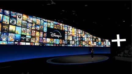 Présentation de la nouvelle plateforme de SVoD Disney+, le 11 avril 2019. (DISNEY)