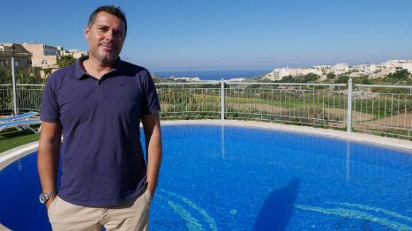 Mehdi&nbsp;sur l'île de Gozo : "beaucoup plus calme et tranquille que Malte" (Photo Emmanuel Langlois)