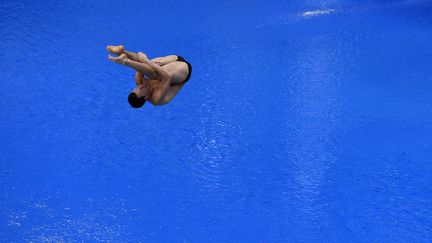 L'Allemand Patrick Hausding a décroché sa 3e médaille d'or à Berlin (TOBIAS SCHWARZ / AFP)