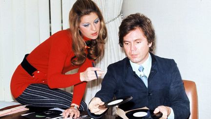 Claude Carrère avec Sheila dans les années 1970
 (Christian Deville/SIPA)