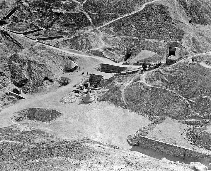 La Vallée des Rois en novembre 1922
 (David Cole / Alamy Stock Photo)