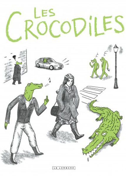 "Les crocodiles" de Thomas  Mathieu : première de couverture, éditions du Lombard
 (Thomas  Mathieu, Editions du Lombard)