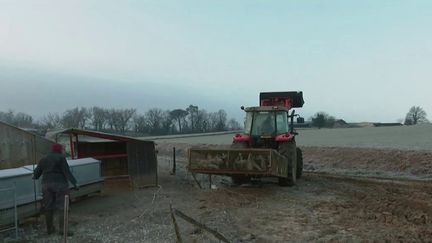 La France doit actuellement faire face à un autre type de crise sanitaire&nbsp;: la grippe aviaire, qui continue de s’étendre.&nbsp;Au total, 226&nbsp;communes du Gers, des Landes et des Pyrénées-Atlantiques vont devoir accélérer le dépeuplement des élevages de volailles sur toute la France.&nbsp; (CAPTURE ECRAN FRANCE 2)