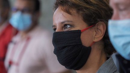 Najat Vallaud-Belkacem, le 29 août 2020, à Blois. (GUILLAUME SOUVANT / AFP)