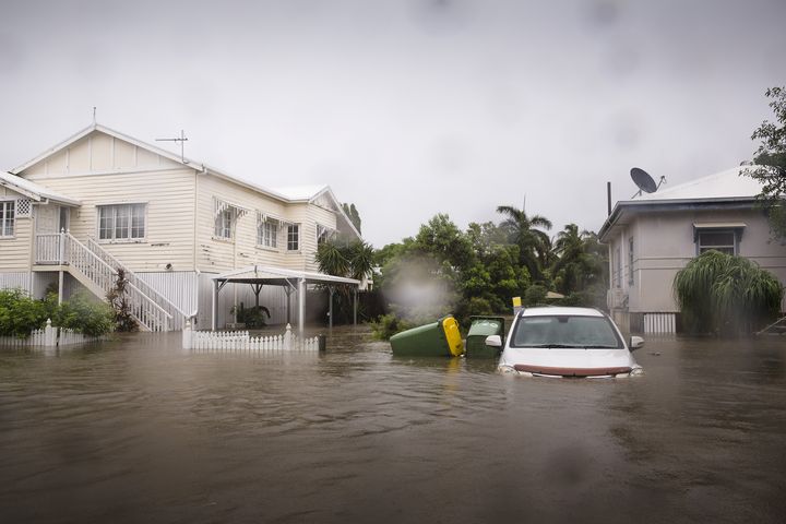 Des indondations à Townsville, en Australie, le 2 février 2019. (STRINGER / REUTERS)